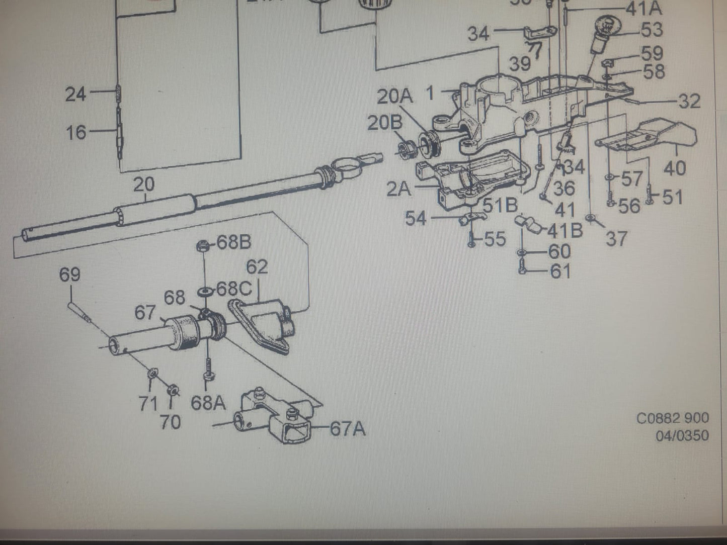 Rubber Gear Shift Boot for Saab 900C