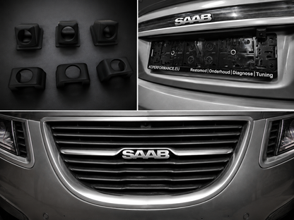Custom 3D Printed CarPlay / Android Auto Integration Panel for Saab 9-5NG KCPerformance