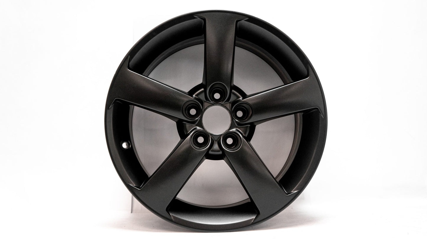 17" 5-Spoke Y ALU 45 Black Alloy Wheels for Saab 9-3SS (Facelift)