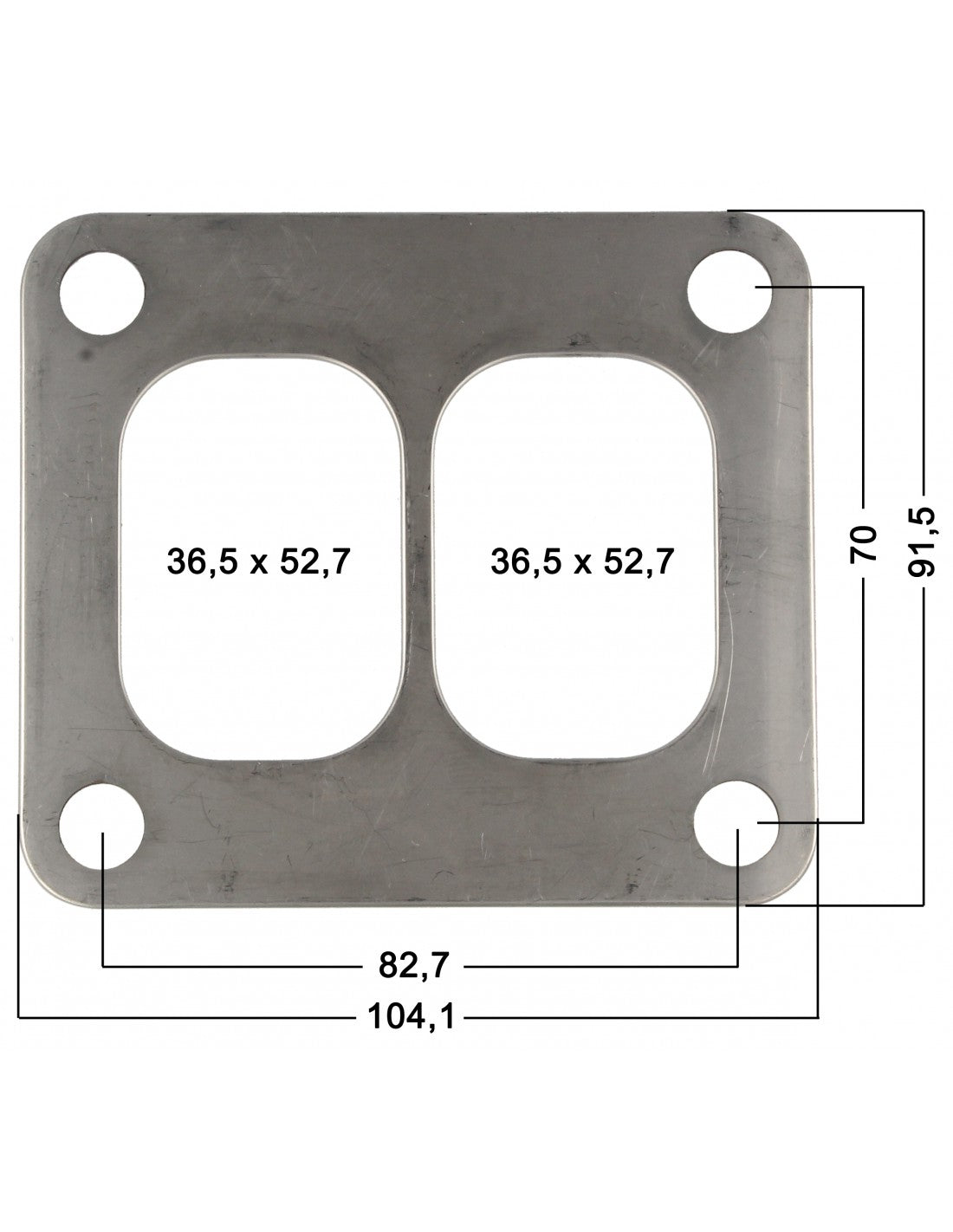 T4 Twin Scroll Turbo Gasket – MLS Multi-Layer Steel